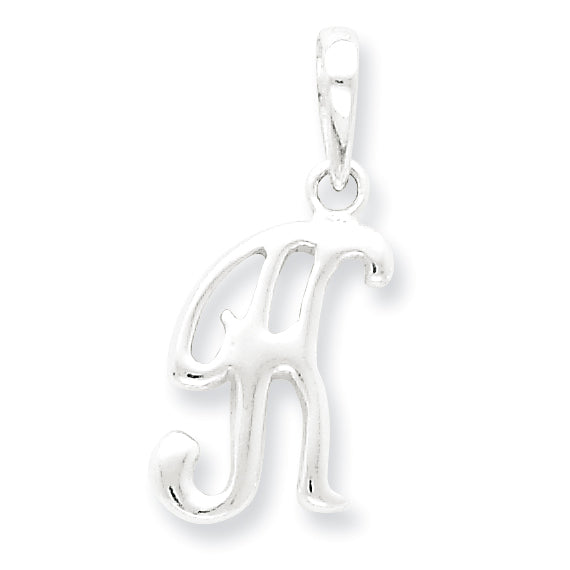 Sterling Silver Initial K Pendant