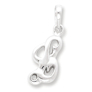 Sterling Silver Initial L Pendant