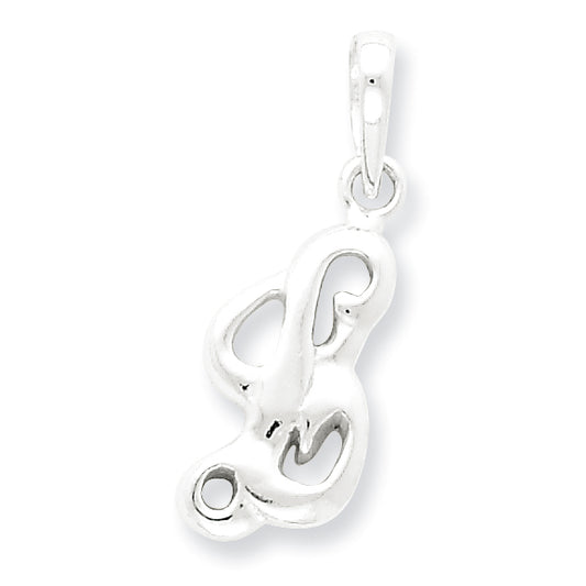 Sterling Silver Initial L Pendant