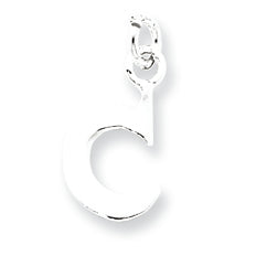 Sterling Silver Initial C Pendant