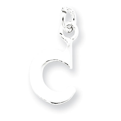 Sterling Silver Initial C Pendant