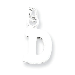 Sterling Silver Initial D Pendant