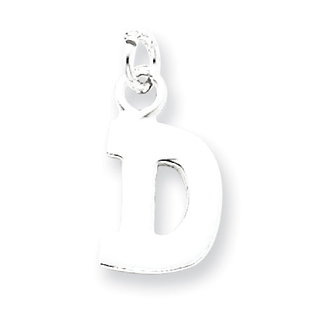 Sterling Silver Initial D Pendant