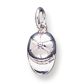 Sterling Silver Baseball Cap Charm
