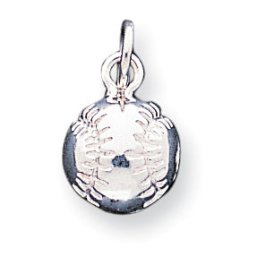 Sterling Silver BASEBALL Charm