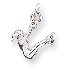 Sterling Silver Gymnast Charm