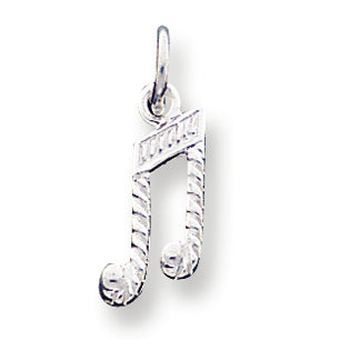 Sterling Silver Music Notes Charm