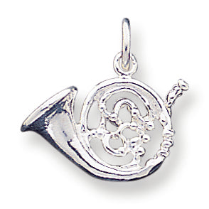 Sterling Silver French Horn Charm