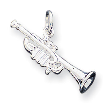 Sterling Silver Trumpet Charm