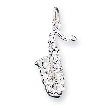 Sterling Silver Saxaphone Charm