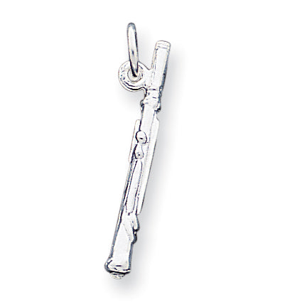 Sterling Silver Flute Charm