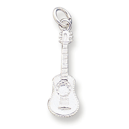 Sterling Silver Guitar Charm