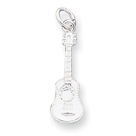 Sterling Silver Guitar Charm