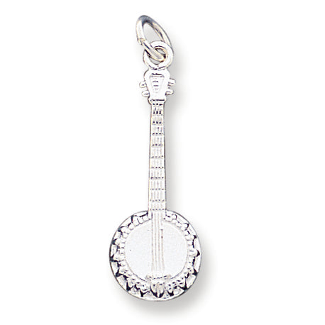 Sterling Silver Banjo Charm