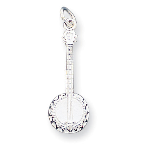 Sterling Silver Banjo Charm