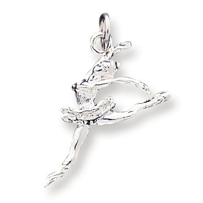 Sterling Silver Ballerina Charm