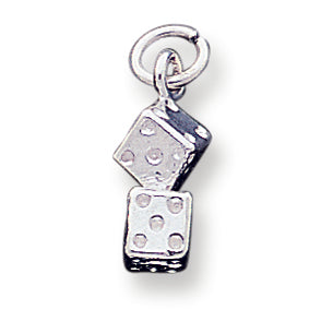 Sterling Silver Small Dice Charm