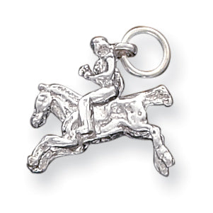 Sterling Silver Moveable Bronco Charm