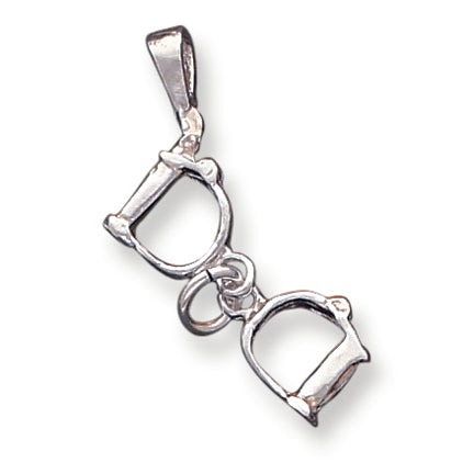 Sterling Silver Stirrups Charm