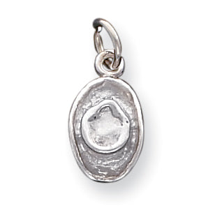 Sterling Silver Cowboy Hat Charm