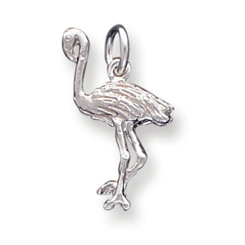 Sterling Silver Flamingo Charm