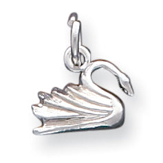 Sterling Silver Swan Charm