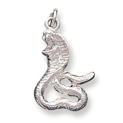 Sterling Silver Cobra Charm