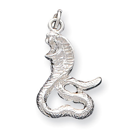 Sterling Silver Cobra Charm