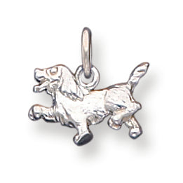 Sterling Silver Dog Charm
