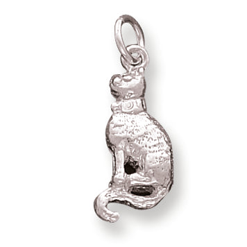 Sterling Silver Cat Charm