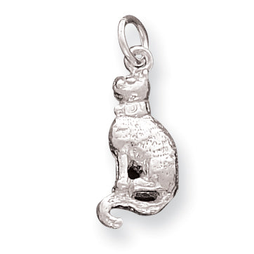 Sterling Silver Cat Charm