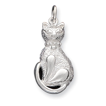 Sterling Silver Cat Charm