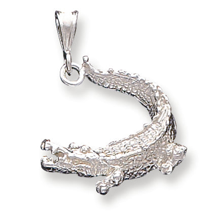 Sterling Silver Alligator Charm