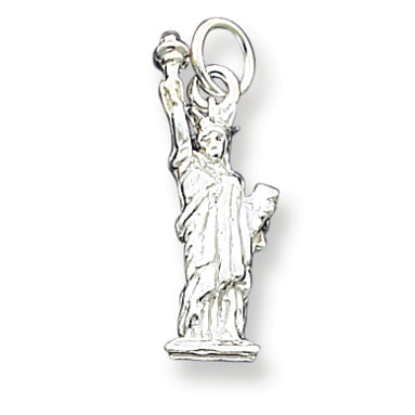 Sterling Silver Statue Of Liberty Pendant