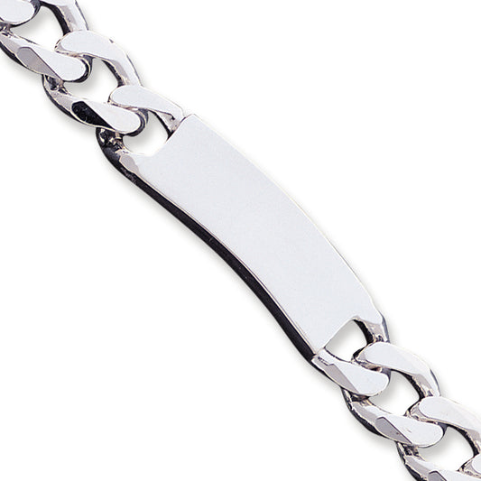 Sterling Silver Curb ID Bracelet 8.5 Inches