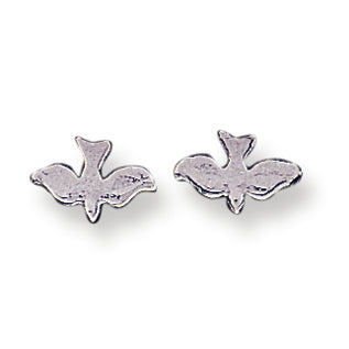 Sterling Silver Dove Mini Earrings