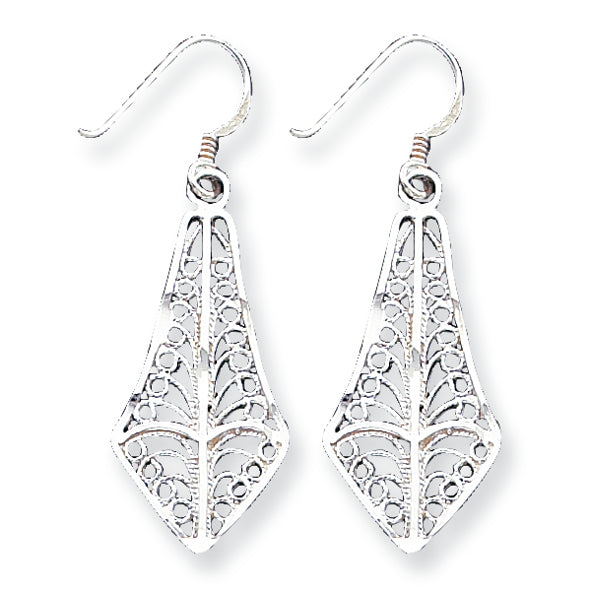 Sterling Silver Filigree Earrings