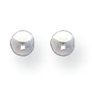 Sterling Silver Polished 3mm Ball Earrings