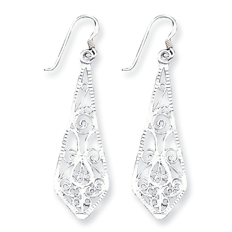 Sterling Silver Filigree Earrings