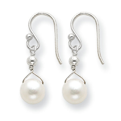 Sterling Silver freshwater Cultured Pearl Earrings
