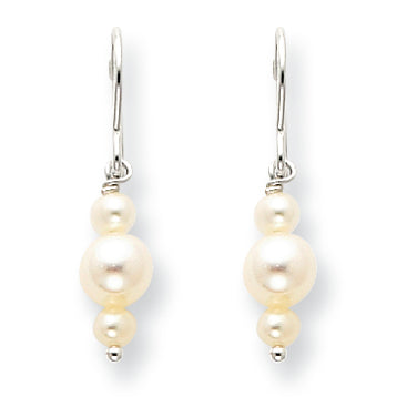 Sterling Silver Cultured Pearl Earrings