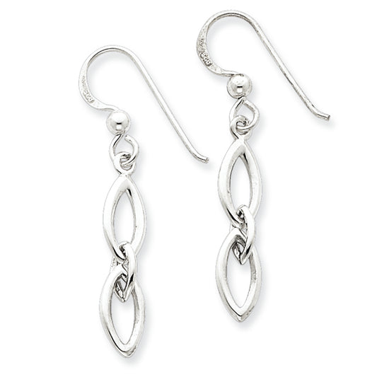 Sterling Silver Fancy Dangle Earrings