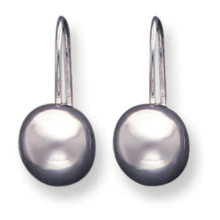 Sterling Silver 10mm Ball Earrings