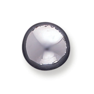 Sterling Silver 13mm Button Earrings