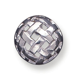 Sterling Silver 14mm Fancy Ball Post Earrings