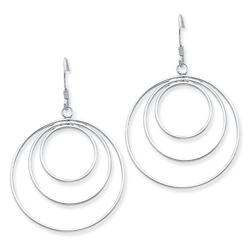 Sterling Silver Fancy Dangle Earrings