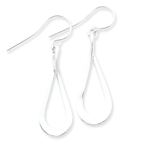 Sterling Silver Teardrop Dangle Earrings