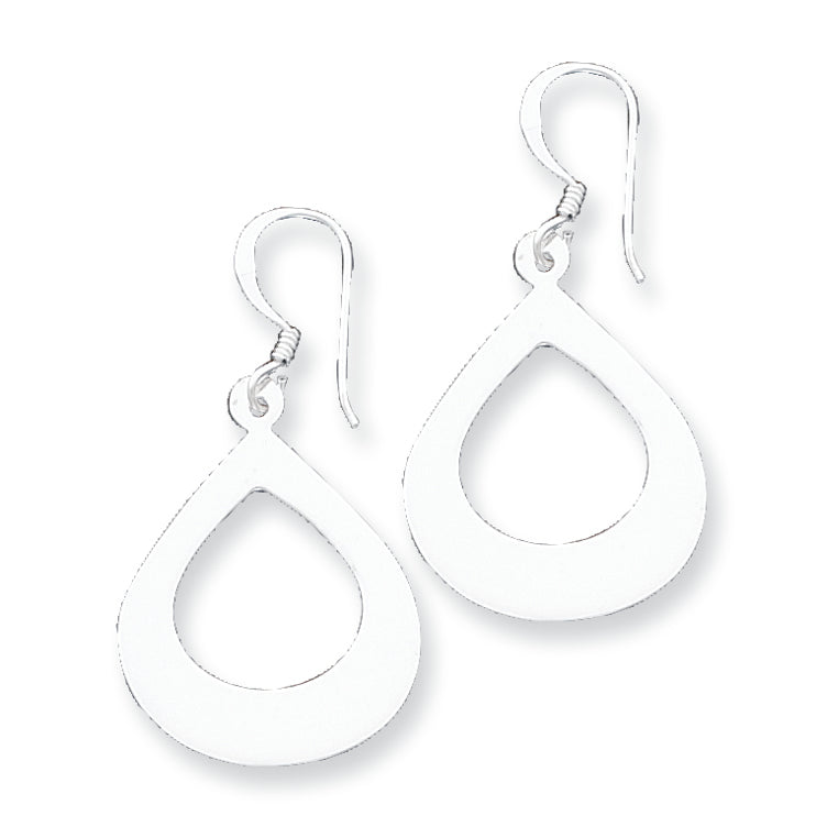 Sterling Silver Tear Drop Dangle Earrings