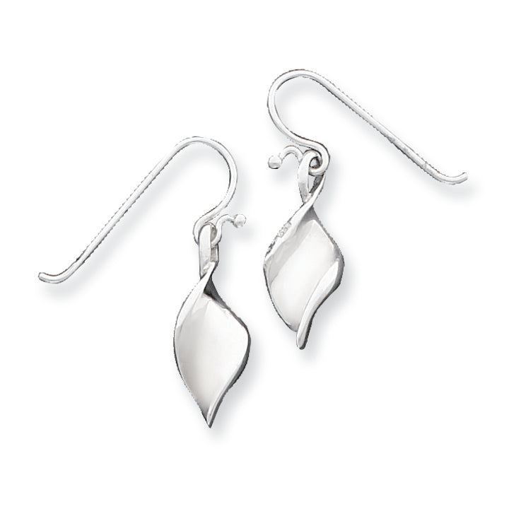 Sterling Silver Fancy Twist Earrings