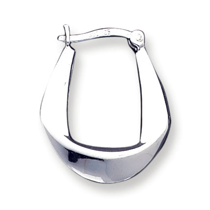 Sterling Silver Classic Hoop Earrings